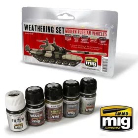   A.MIG-7147 Modern Orosz járművek - MODERN RUSSIAN VEHICLES WEATHERING SET