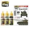 A.MIG-7167 Argentín Harcjármű Színek - AFV ARGENTINIAN COLORS akril festékkészlet