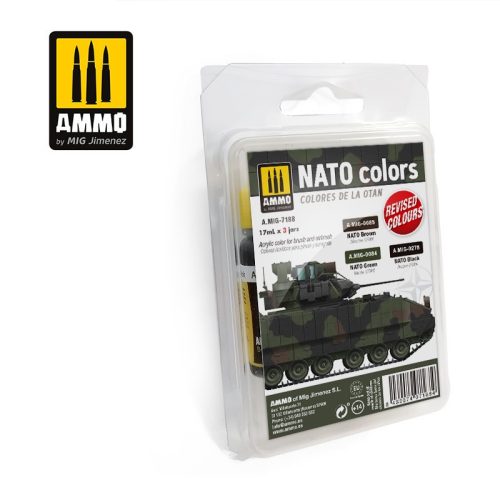 A.MIG-7188 NATO Colors akril festék szett