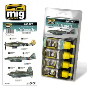   A.MIG-7209 LUFTWAFFE WWII LATE COLORS - kései színek akril festékkészlet