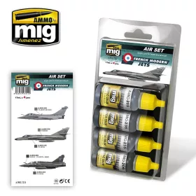 A.MIG-7211 FRENCH MODERN JETS akril festékkészlet