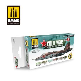   A.MIG-7239 Cold War Vol 2 Soviet Fighters - Bombers akril makett festék szett