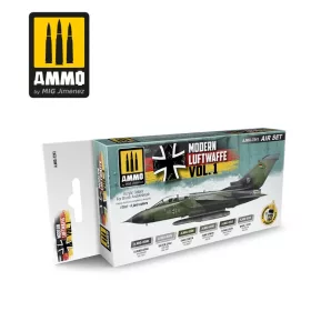   A.MIG-7241 Modern Luftwaffe Vol 1 Set akril makett festék szett