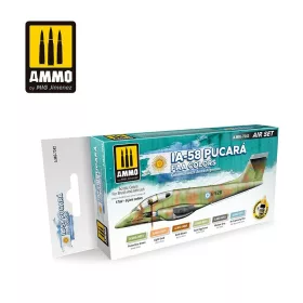   A.MIG-7242 IA-58 Pucará FAA Colors akril makett festék szett