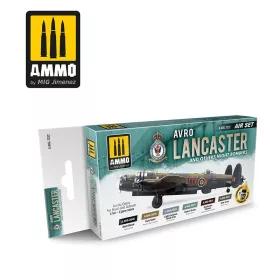   A.MIG-7252 AVRO Lancaster and Others Night Bombers Air Set akril festék szett