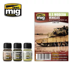   A.MIG-7410 Modern amerikai jármű szett - US MODERN VEHICLES SET
