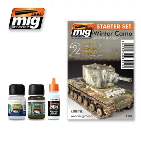   A.MIG-7411 Téli álcafestés alap szett - WINTER CAMO SET - STARTER SET