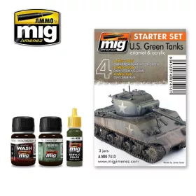   A.MIG-7413 Amerikai zöld járművek alap szett - US GREEN VEHICLES SET - STARTER SET