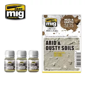   A.MIG-7440 ARID & DUSTY SOILS - Száraz és Poros Talaj Sár Effekt Szett