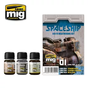 A.MIG-7444 SPACESHIP SCI-FI WEATHERING SET
