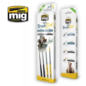   A.MIG-7600 Ecset készlet figura festéshez - FIGURES BRUSH SET