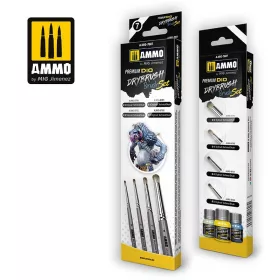   A.MIG-7607 Ecset készlet DIO Drybrush szárazecseteléshez - Premium Dio Drybrush Set