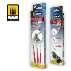   A.MIG-7609 Ecset készlet Marta Kolinsky prémium ecsetek - Marta Kolinsky Selection Brush Set