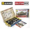 A.MIG-7728 SOLUTION BOX 20 - WWII USA ETO. Colors and Weathering System - Festék és weathering készlet