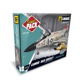 A.MIG-7810 SUPER PACK Carrier Deck Aircraft Solution Set - Makettfesték és weathering készle