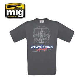   A.MIG-8019S THE WEATHERING AIRCRAFT T-SHIRT (size (S) - Rövid ujjú póló