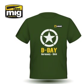 A.MIG-8029L D-DAY T-SHIRT (size L) - Rövid ujjú póló