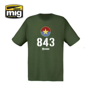   A.MIG-8031L AMMO 843 VIETNAMESE T-54 T-SHIRT (size L) - Rövid ujjú póló