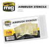 A.MIG-8035 AIRBRUSH STENCILS - Stencilek sablonok