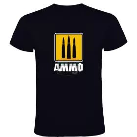   A.MIG-8055M Rövid ujjú póló - AMMO 3 BULLETS, 3 FOUNDERS T-SHIRT size M