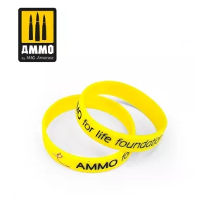   A.MIG-8058S Karkötő - AMMO for Life Foundation Bracelet - 170,00 mm (Yellow) SMALL
