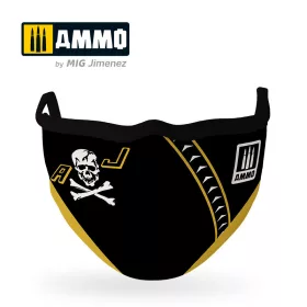   A.MIG-8070 Szájmaszk - AMMO Face Mask "Jolly Rogers" (Hygienic protective mask 100% polyester)