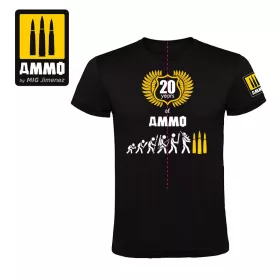   A.MIG-8075M Rövid ujjú póló - T-SHIRT 20 years of Weathering  /  Camiseta 20 years of Weathering size M