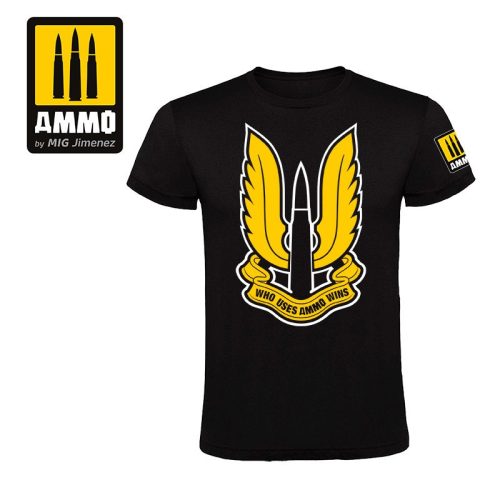 A.MIG-8076XXXL Rövid ujjú póló - T-SHIRT AMMO Special Forces-Wings / Camiseta AMMO Fuerzas 