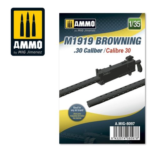 A.MIG-8097 Feljavító készlet: M1919 Browning 30 cal 1/35