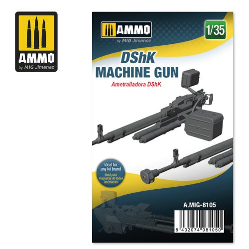 A.MIG-8105 Feljavító készlet: DShK Machine Gun 1/35