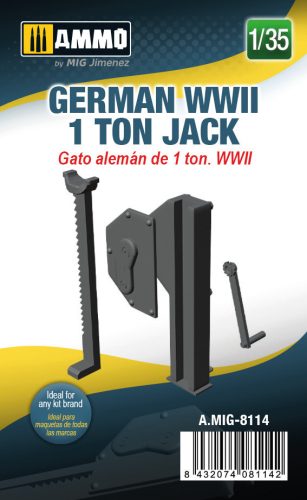 A.MIG-8114 Feljavító készlet: German WWII 1 ton Jack 1/35