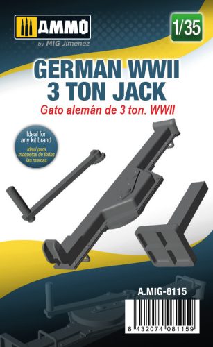 A.MIG-8115 Feljavító készlet: German WWII 3 ton Jack 1/35