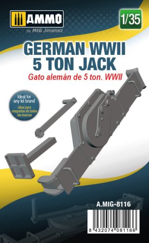 A.MIG-8116 Feljavító készlet: German WWII 5 ton Jack 1/35