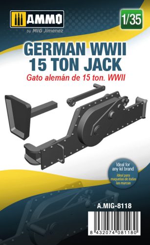 A.MIG-8118 Feljavító készlet: German WWII 15 ton Jack 1/35