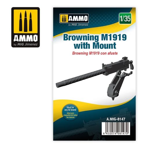 A.MIG-8148 Feljavító készlet: Browning M1919 with M20 AA Mount 1/35