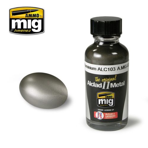 A.MIG-8203 Alclad DARK ALUMINIUM ALC103 metál makettfesték