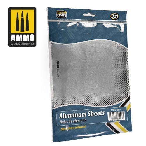 A.MIG-8247 Alumínium lapok - ALUMINIUM SHEETS 280x195 mm