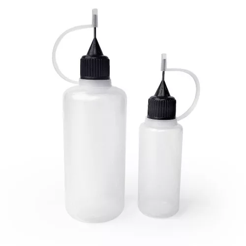 A.MIG-8265 Plastic Squeezable Bottles with Needle Cap 60 ml and 20 ml - Műanyag flakon tűs kupakkal, 60 és 20 ml