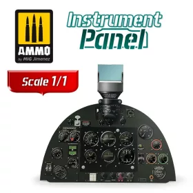   A.MIG-8290 Supermarine Spitfire Mk. Vb - Instrument Panel - Műszerfal replica 1/1