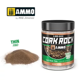   A.MIG-8420 TERRAFORM CORK ROCK Thin (Jar 100ml) - Parafa őrlemény - finom