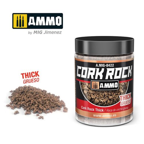 A.MIG-8422 TERRAFORM CORK ROCK Thick (Jar 100ml) - Parafa őrlemény - durva