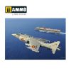 A.MIG-8505 Harrier AV-8S MATADOR - Spanish, American, British versions repülőgép makett 1/48