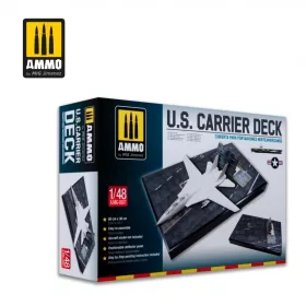   A.MIG-8507 US Aircraft carrier flight deck section (Nimitz-class) 1/48 repülőgép bemutató alap