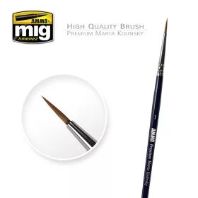   A.MIG-8602 Prémium körecset 1/0 - PREMIUM MARTA KOLINSKY ROUND BRUSH
