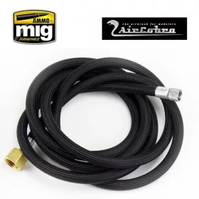   A.MIG-8654 6 foot braided air hose 1/8" X 1/4" az AirCobra és más festékszóróhoz ~1,8 m légtömlő