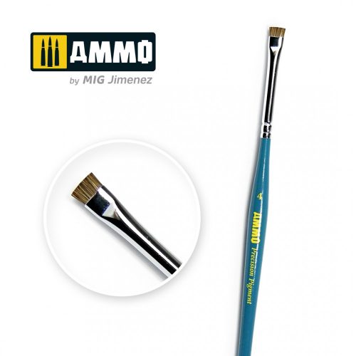 A.MIG-8704 Ecset pigment felhordához 4 - AMMO Precision Pigment Brush