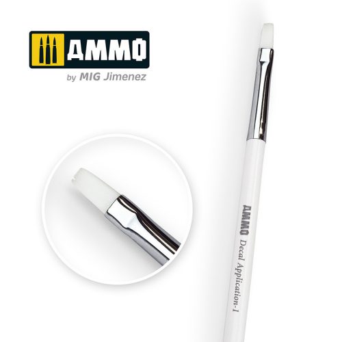 A.MIG-8706 Matricafelhordó ecset 1 - AMMO Decal Application Brush