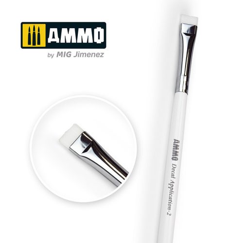A.MIG-8707 Matricafelhordó ecset 2 - AMMO Decal Application Brush
