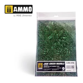   A.MIG-8780 Jade Green Marble, Square Die-cut Marble Tiles - Jade zöld Márvány, Szögletes márványlapok - 2 db