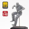 A.MIG-8979 WWII German pilot - figura makett 1/48